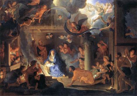 The Adoration of the Shepherds by Charles Le Brun